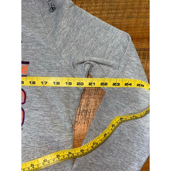 NWT Girls‎ Clemson Tigers Collegiate Gray Orange Purple Sparkle Hoodie Size XL - Picture 3 of 6